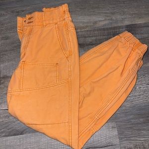 Orange Cargo Pants